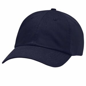 NEW Under Armour Navy Blue Chino Canvas Team Cap Baseball Hat One Size